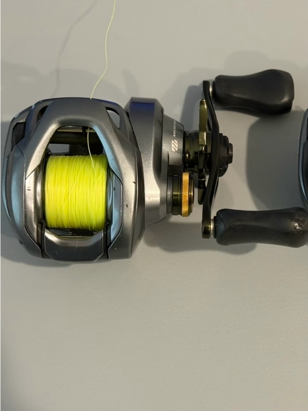 Shimano Curado DC Baitcasting Reel in Silver and Black - Right Handed